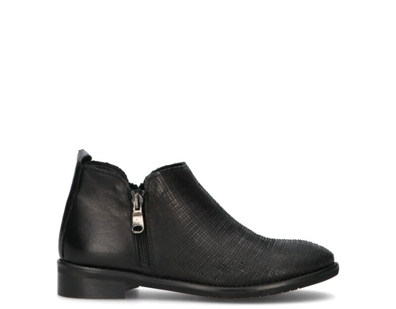 HALF PIECE Women Low Trunks BLACK Natural Leather Shoes 800 VIT NER A0