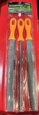 Pittsburgh Rasp  File Set 3pc Orange color.-High Carbon Alloy Steel