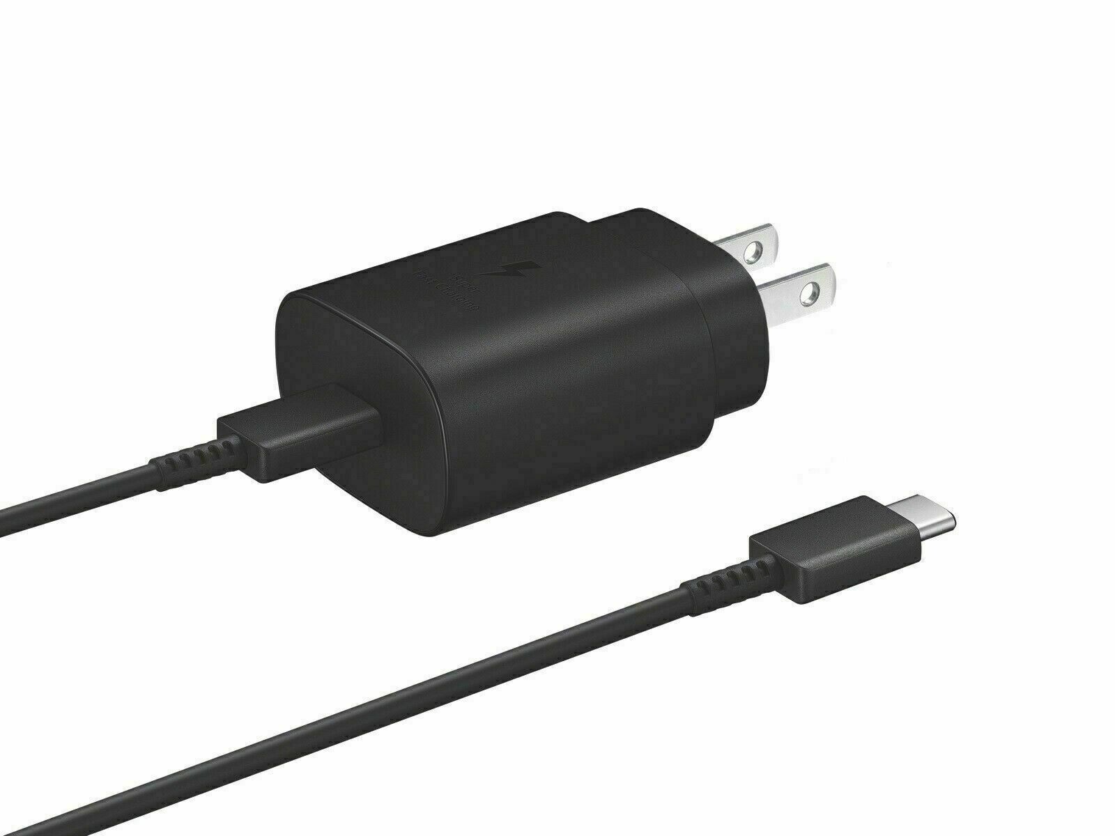 25W Type USB-C Super Fast Wall Charger +6FT Cable For Samsung Galaxy S20 S21 S22 - Picture 10 of 12