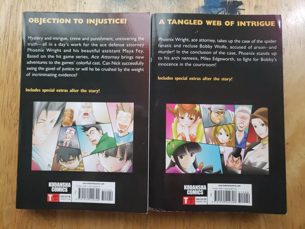 Capcom Phoenix Wright: Ace Attorney Manga Volumes 1 & 2 English