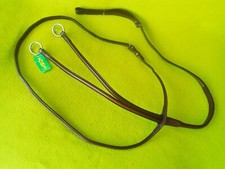New TORY Leather #1170 Round Raised Running Martingale~HAVANA~HORSE Size~USA~TAG
