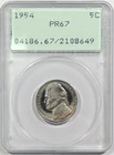 1954-P Jefferson Nickel Proof — photo from another recent sale