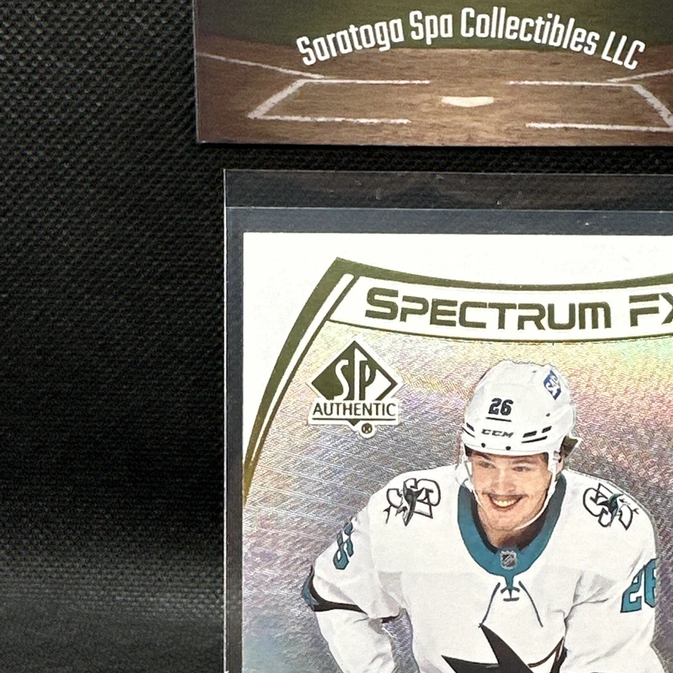 21-22 SP Authentic JASPER WEATHERBY Spectrum FX Tier 1 Future Watch Sharks - Image 3 of 4