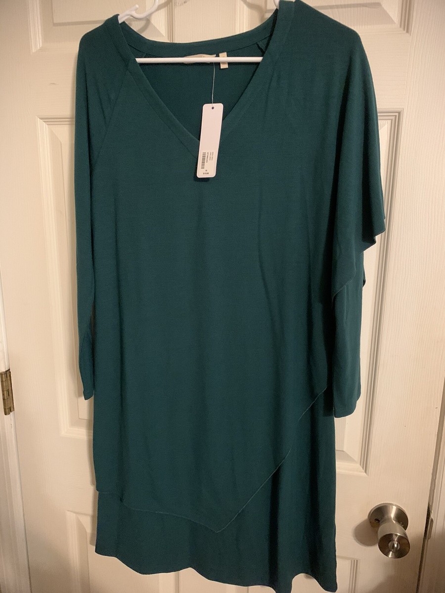 NWT!!! Soft Surroundings xS Marla Dress jewel Green | eBay