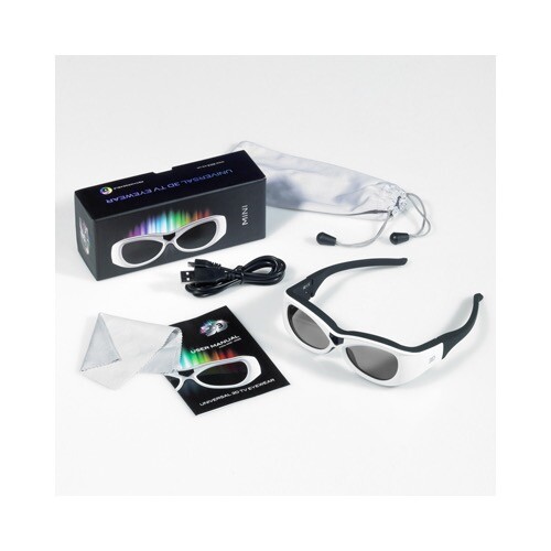 1 Pair 3D3 A1124 Mini Universal 3D TV Eyewear Active Shutter DLP Link Glasses - Picture 2 of 10