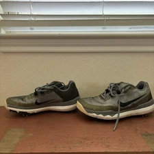 Nike Tiger Woods Golf Shoe Men’s 9 Soft Spikes Cleats Gray Black