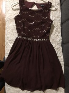 juniors plum dress