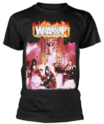 W.A.S.P. First Album schwarzes T-Shirt NEU OFFIZIELL