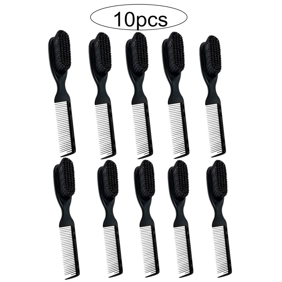 5/10/20 piezas cerdas de doble cara cuchilla de peluquero cortadora recortadora cepillo peine Foto 2 de 4