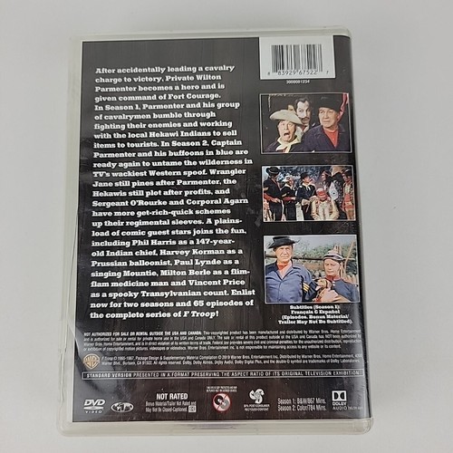 F Troop The Complete Series 1965-1967 12 DVDs In Excellent Condition 2019 - Foto 2 di 10