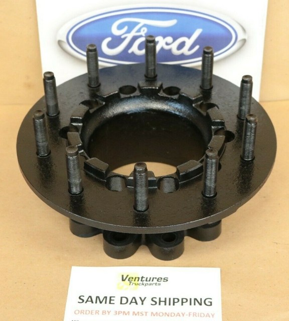 Ford F450 F550 10 Lug Dual Rear Wheel Front Hub Adapter Spacer 5C34