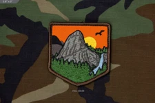 Milspec Monkey MSM Morale Patch Nylon - Mountain Adventure 1 - Full Color - NEW!