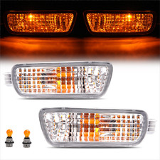 Pair Bumper Turn Signal Lights For Toyota Tac...