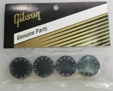 GIBSON Black Speed Knob Set Les Paul Genuine OEM Replacement Parts