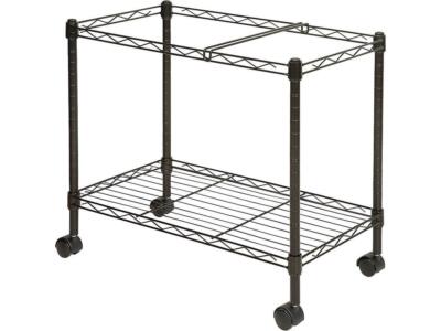 Lorell Mobile File Cart - 4 Casters - Steel - 12.9'' Width x 25.8'' Depth x 20.5''