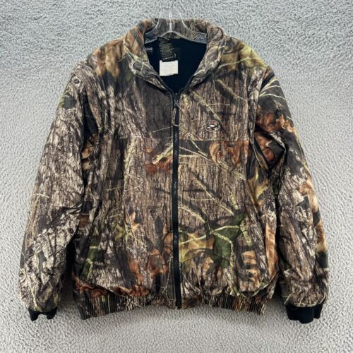 RED HEAD Jacket Mens Large Mossy Oak Thinsulate Hunting Outdoor Vest Full Zip - Picture 1 of 15