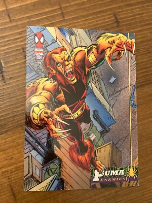 Marvel Comics Spider-Man Enemies 1994 Fleer #31 Puma Trading Card
