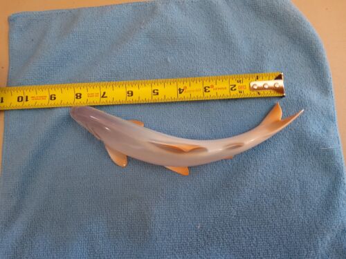 VINTAGE NORITAKE NIPPON TOKI FIGURA PESCE AYU MADE IN JAPAN BONE CHINA 8 POLLICI - Foto 3 di 5