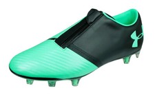 Under Armour Spotlight FG Mens Football Boots Firm Ground Green and Black