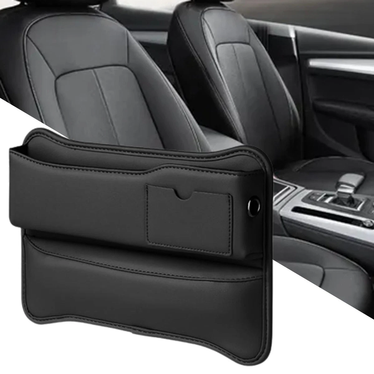 Car seat side pouch clearance