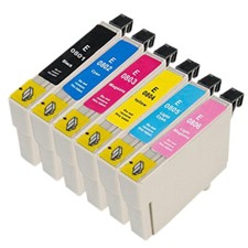 6 Ink Cartridge For Use in Epson PX650 PX660 PX700W PX710W R265 R285 R360 RX560