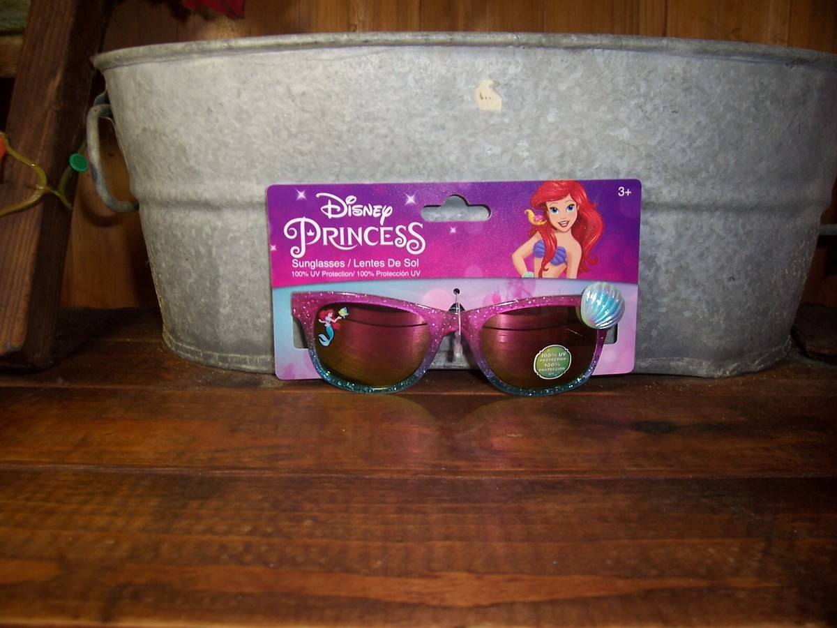DISNEY PRINCESS KIDS SUNGLASSES INCHES WIDE SUMMER POOL 100 UV