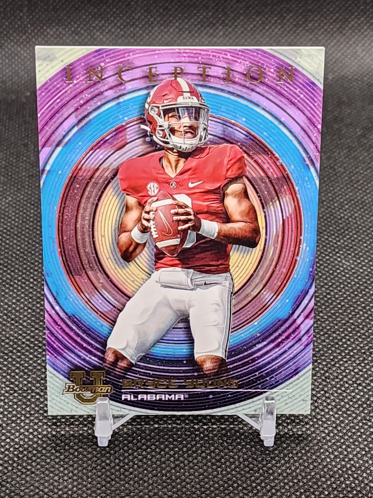 BRYCE YOUNG 🏈 2022-23 Bowman University Inception #81 | Alabama