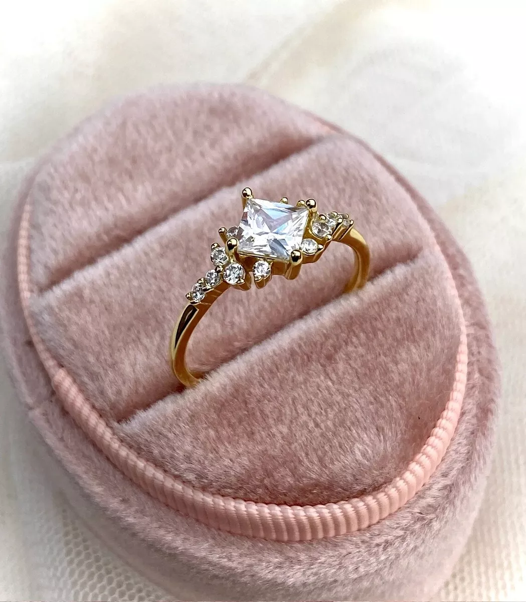 Dainty antique engagement sale rings
