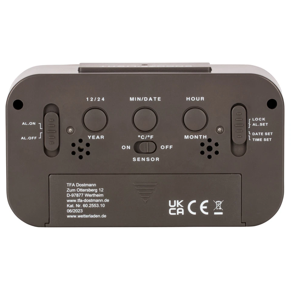 Sonderangebot TFA 60.2553.10 Lumio Plus Funkwecker digital Innentemperatur Datum - Bild 4 von 4