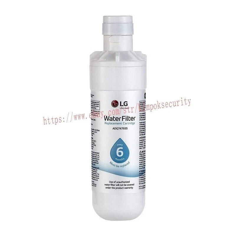 6 Pack Refresh Refrigerator Ice Water Filter LG LT1000P ADQ747935 GF-D706BSL - Image 4 of 4