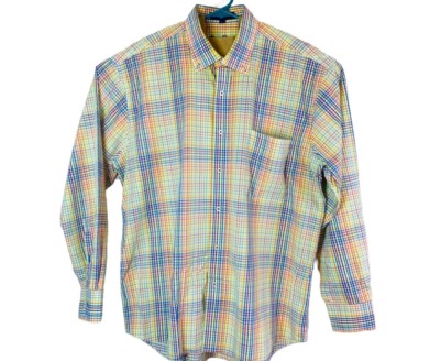 ALAN FLUSSER Men's Dress Shirt LARGE MULTI COLOR Colorful Fall Plaid Long Sleeve | eBay ALAN FLUSSER Men's Dress Shirt LARGE MULTI COLOR Colorful Fall Plaid Long Sleeve | eBay