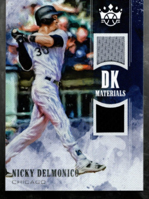 A7883- 2018 Diamond Kings Dk Materialien #11 Nicky Delmonico - Nm-Mt