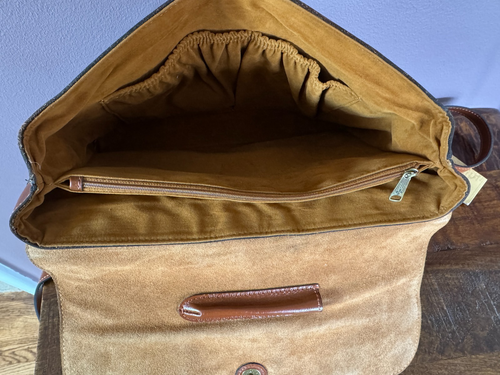 Patricia Nash HERITAGE Collection AMERSHAM Tan Leather Handbag Tote MSRP: $269 - Picture 12 of 13