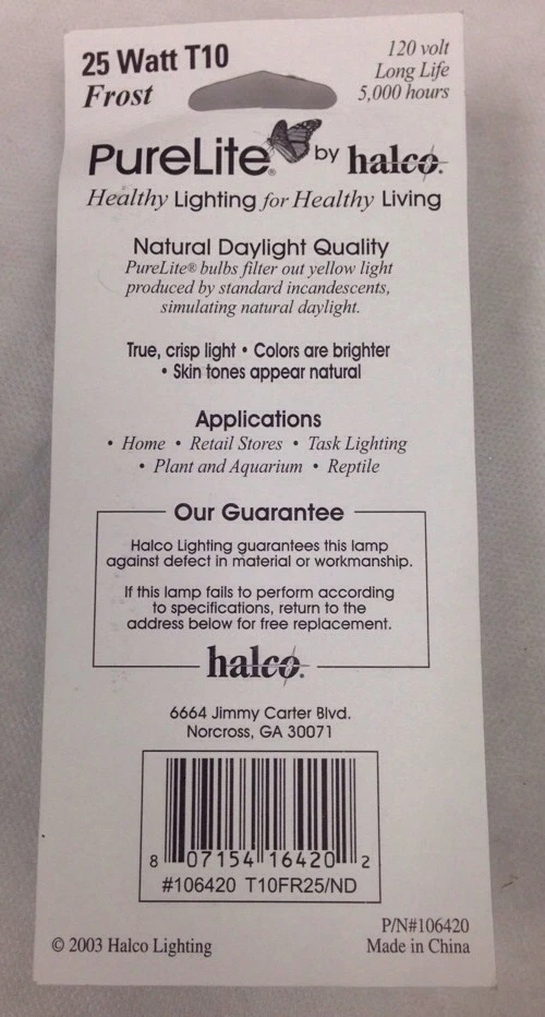 25T10/FR/RL 25W T10 Full Spectrum Realite Reveal Neodymium Picture LightBulb 2pc - Image 4 of 4