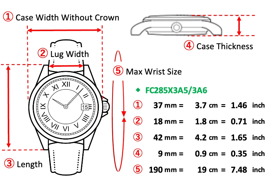 [Casi COMO NUEVO] Reloj para hombre Frederique Constant FC285x3A5/3A6 37 mm cronógrafo negro Qz Foto 2 de 4