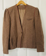 VTG Womens Wool Blazer Jacket Forecaster of Boston Sz 9/10 NEW CONDITION