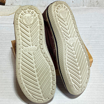 Crocs Men's Brown Slip-On Casual   Size M5 W7 J6