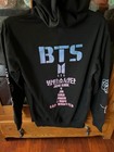 BTS Official Unisex Korean K-Pop Group Logo Black Sweatshirt Hoodie Size Large — photo 2