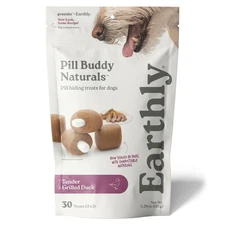 Earthly Pill Buddy Naturals - Duck (Chicken-Free) Pill Hiding Treats for Dogs...