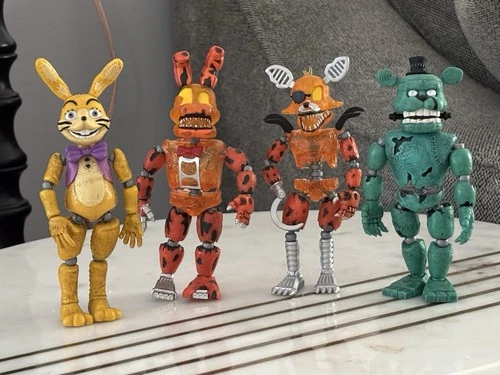 Funko FNAF 6” Vinyl Figures, Dreadbear, Grimm Foxy, Glitchtrap, Jack-o-Bonnie