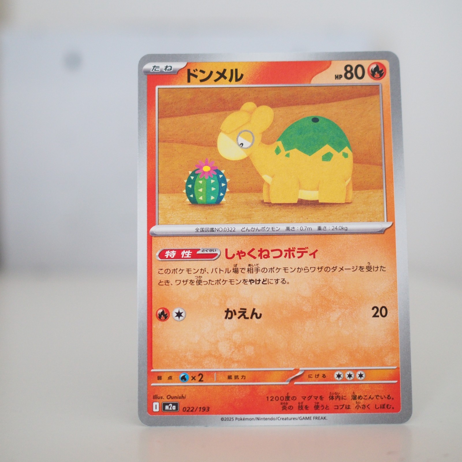 Numel 022/193 MEGA Dream ex Pokemon Japanese Near Mint Original