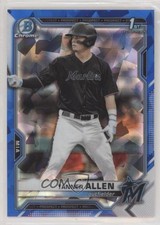 2021 Bowman Chrome Draft Sapphire Edition Tanner Allen #BDC-165 2y0