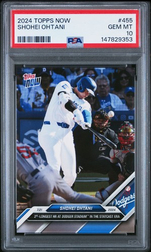 2024 TOPPS NOW #455 SHOHEI OHTANI PSA 10