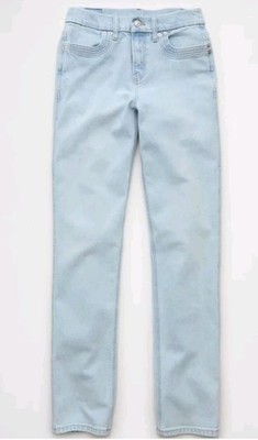 American Eagle High Rise Stretch Curvy Straight Jeans Size 6 Short