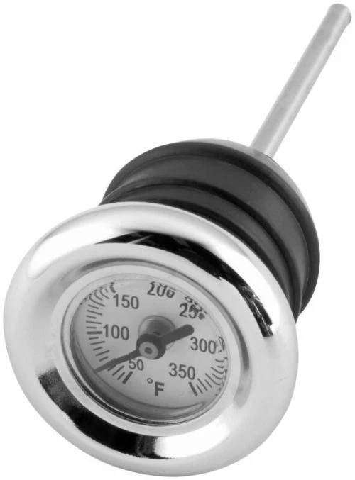 Varilla de medición para tanque de aceite Bikers Choice con medidor de temperatura 71558AS3 Harley Davidson Foto 2 de 4