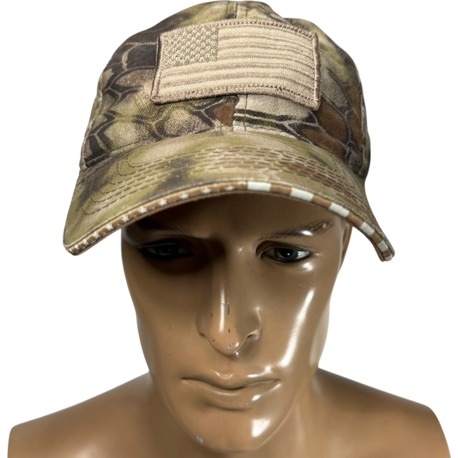 Kryptek Highlander Military US Flag Patch Hook Lo… - image 2