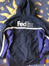 VTG Mens Large Fedex Stan Herman Parka Great Condition