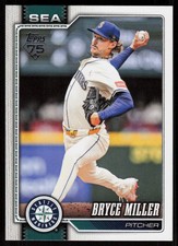 2026 Topps Series 1 Celebration Bryce Miller #331 Seattle Mariners