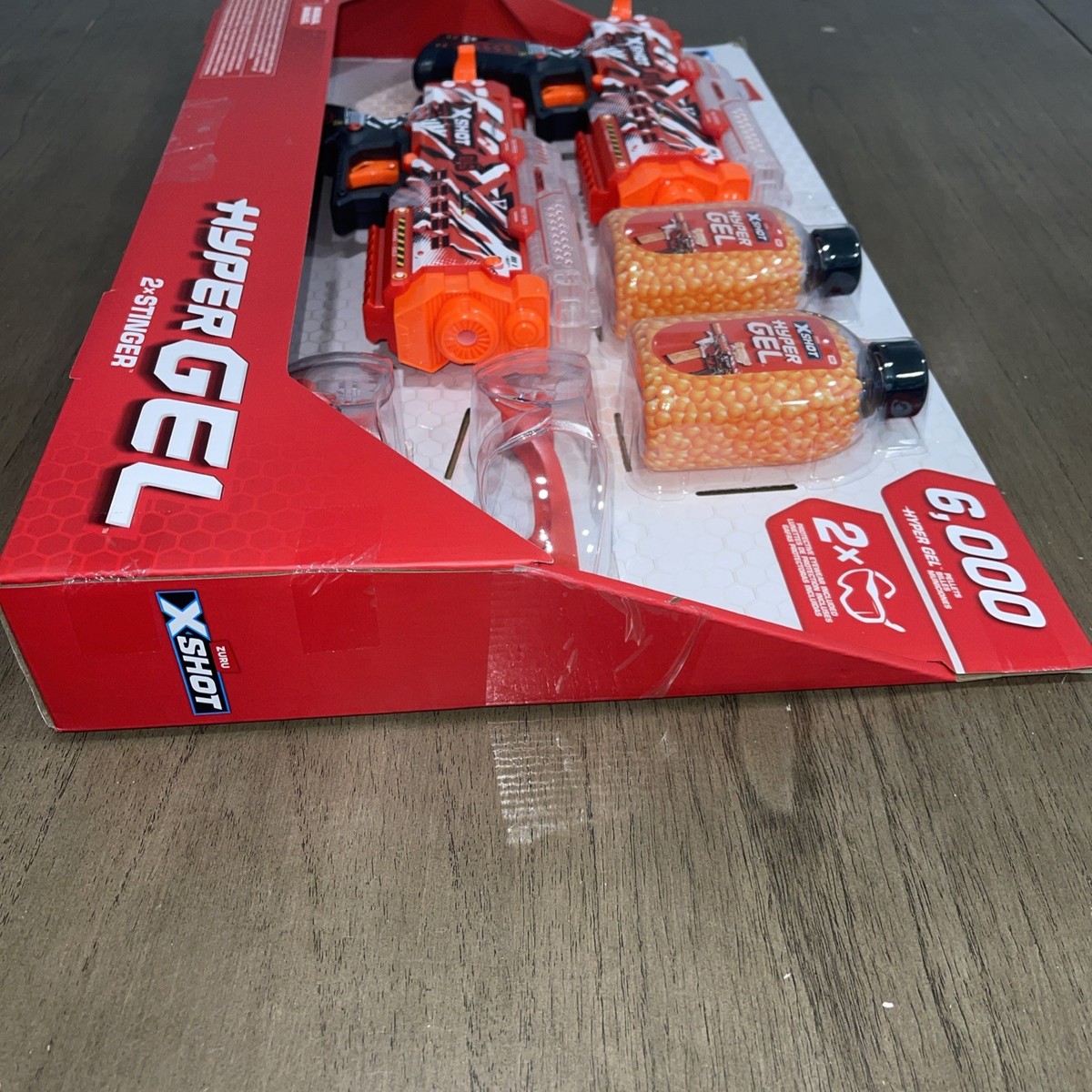 X-Shot Hyper Gel Stinger ZURU X-Shot Hyper Gel Double Stinger – 2 Lanceurs + 2000 Billes De Gel + Lunettes X-Shot Hyper Gel Stinger ZURU X-Shot Hyper Gel Double Stinger – 2 Lanceurs + 2000 Billes De Gel + Lunettes