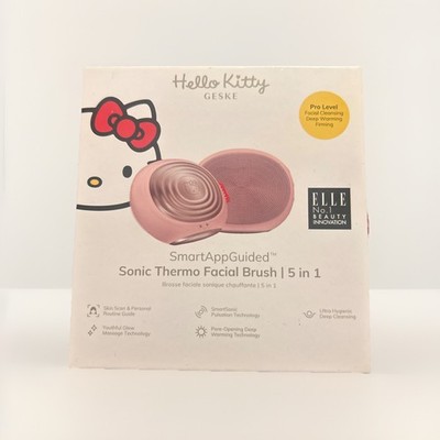 Hello Kitty Geske 5 In 1 Sonic Thermo Facial Brush new ELLE BEAUTY 